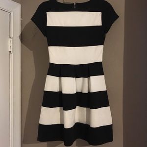 Black & White Striped Dress
